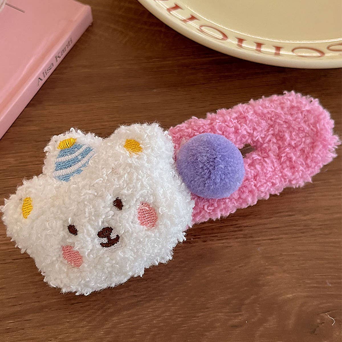 CUTE PLUSH HAIRPIN LARGE DUCKBILL