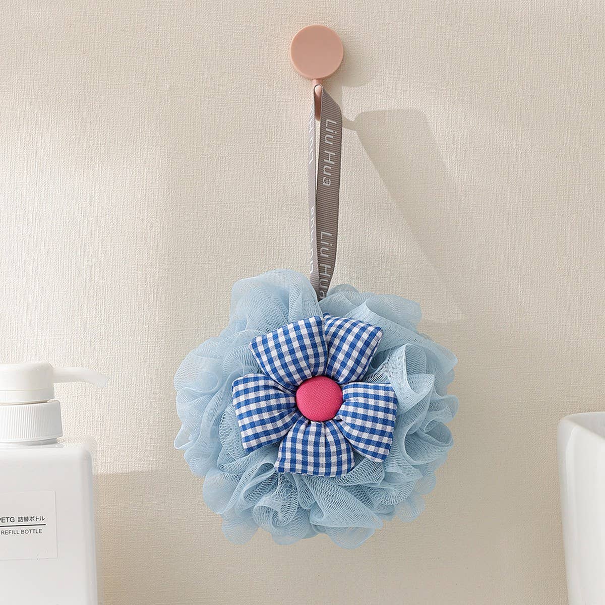 SUNFLOWER BATH BALL 50G LARGE SUPER SOFT BATH POUF