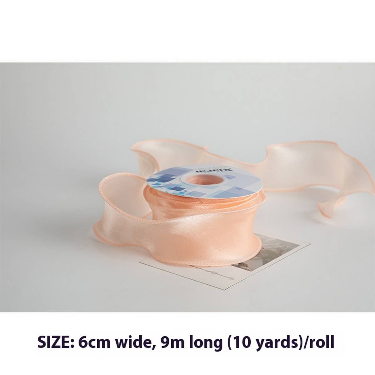 COLORFUL PEARLESCENT EDGE YARN DIY RIBBON