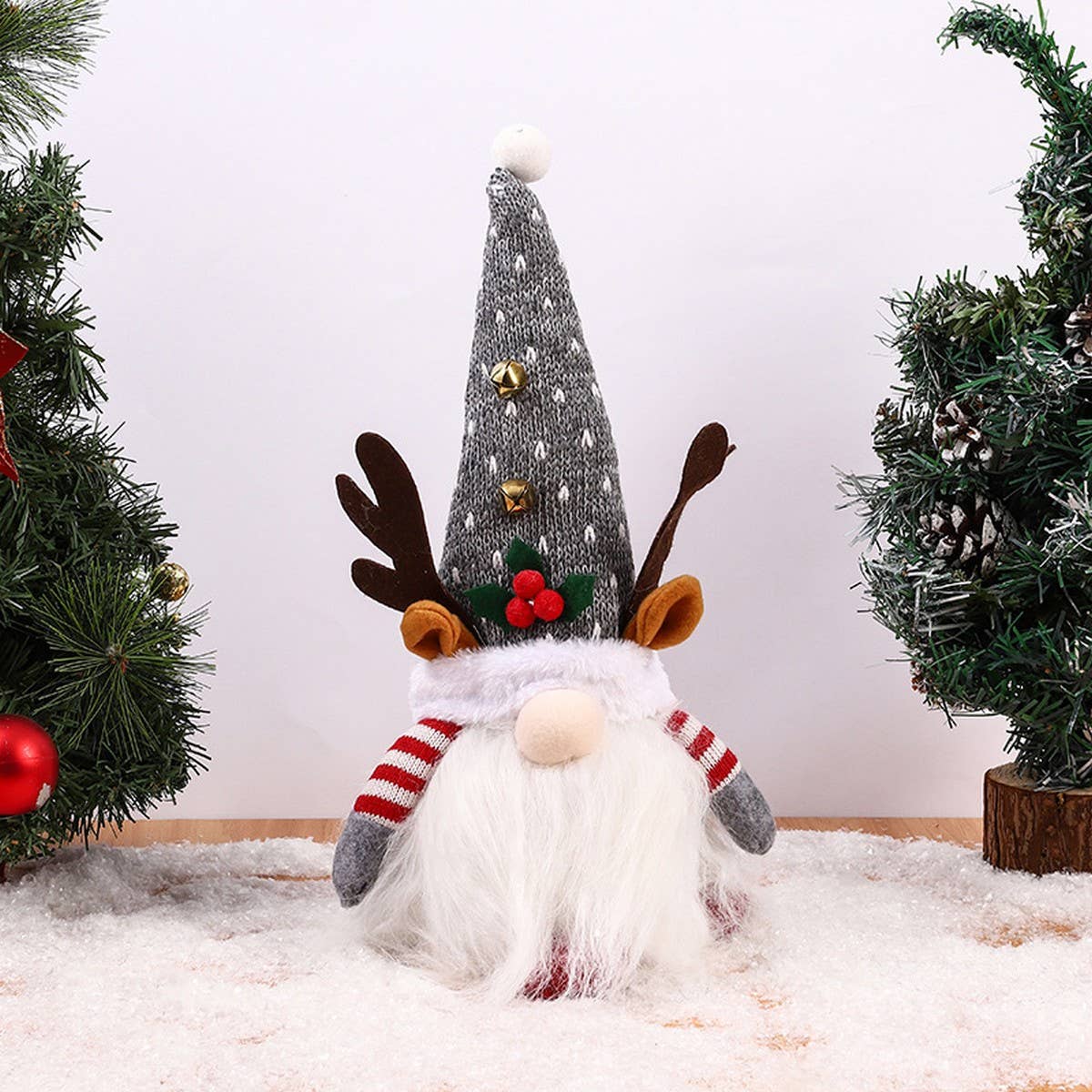 CHRISTMAS LIGHTED RUDOLPH DOLL ORNAMENTS