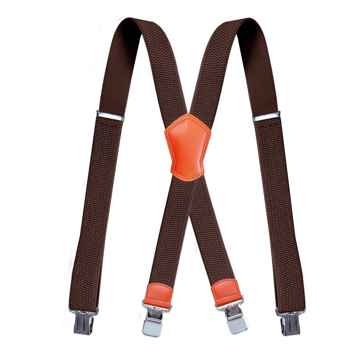 UNISEX ELASTIC X-SHAPED SUSPENDER CLIP