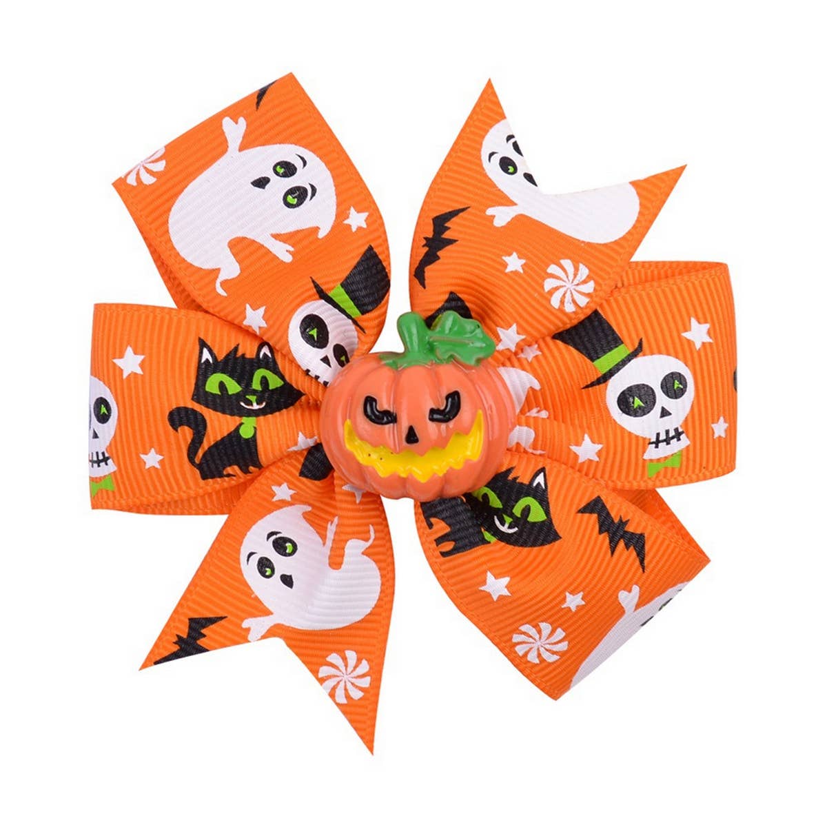 CHILDREN'S HALLOWEEN BAT HEAD HORROR HAIRPIN