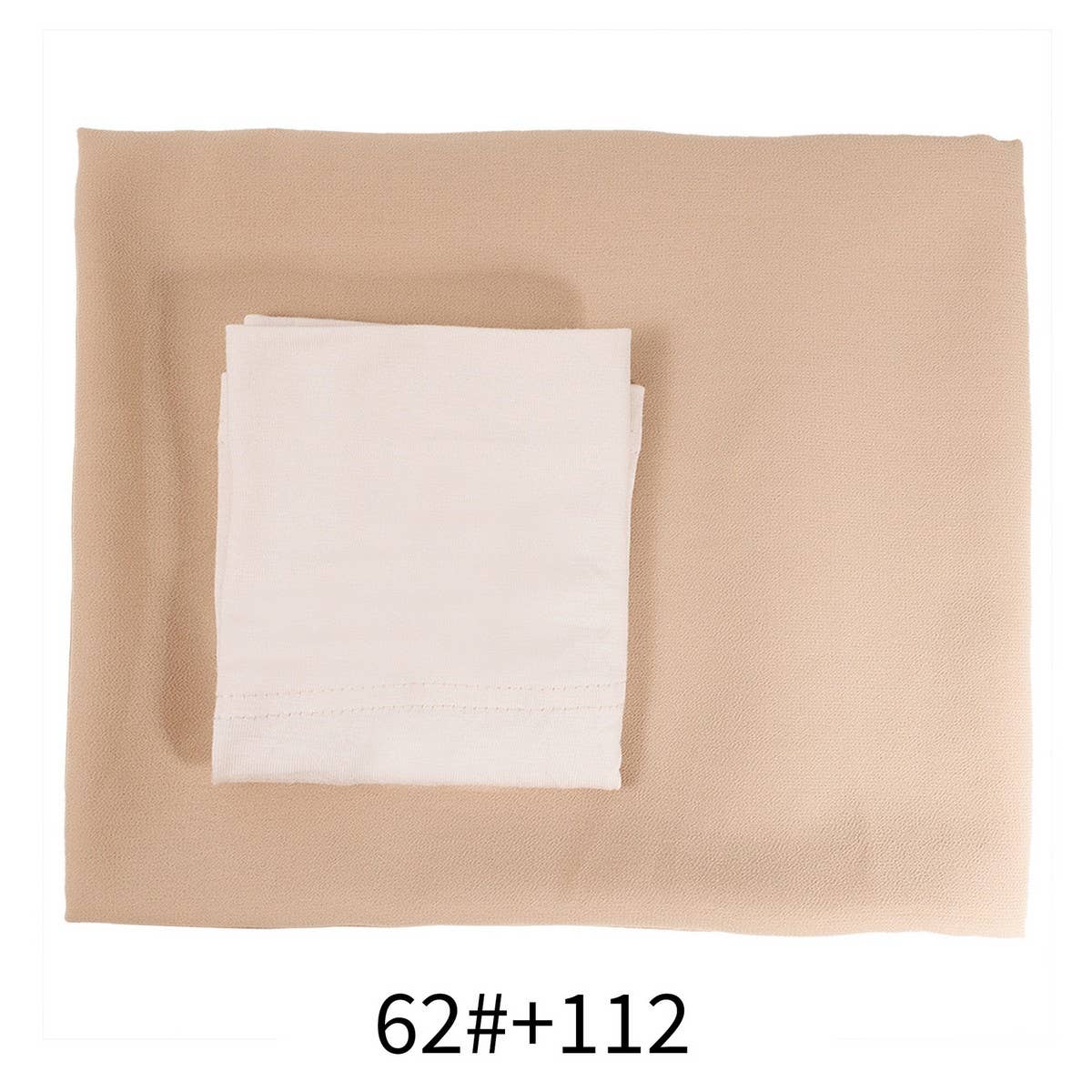 TWO-PIECE CHIFFON SHAWL AND HEADSCARF