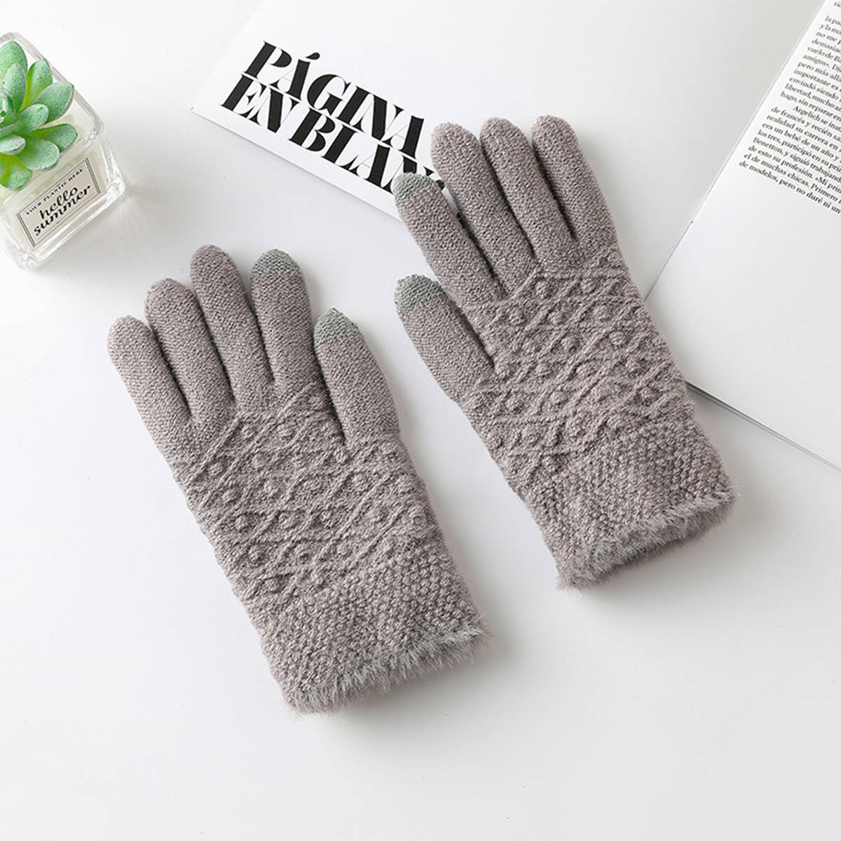WOMEN'S WARM TOUCH SCREEN FASHION GLOVES_CWMM1503