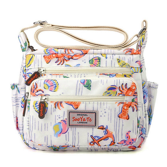 PRINTED LARGE CAPACITY NYLONSHOULDER CROSSBODY BAG_CWASC1788