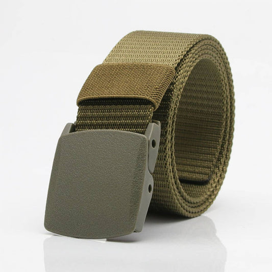 Nylon belt breathable plastic buckle canvas belt