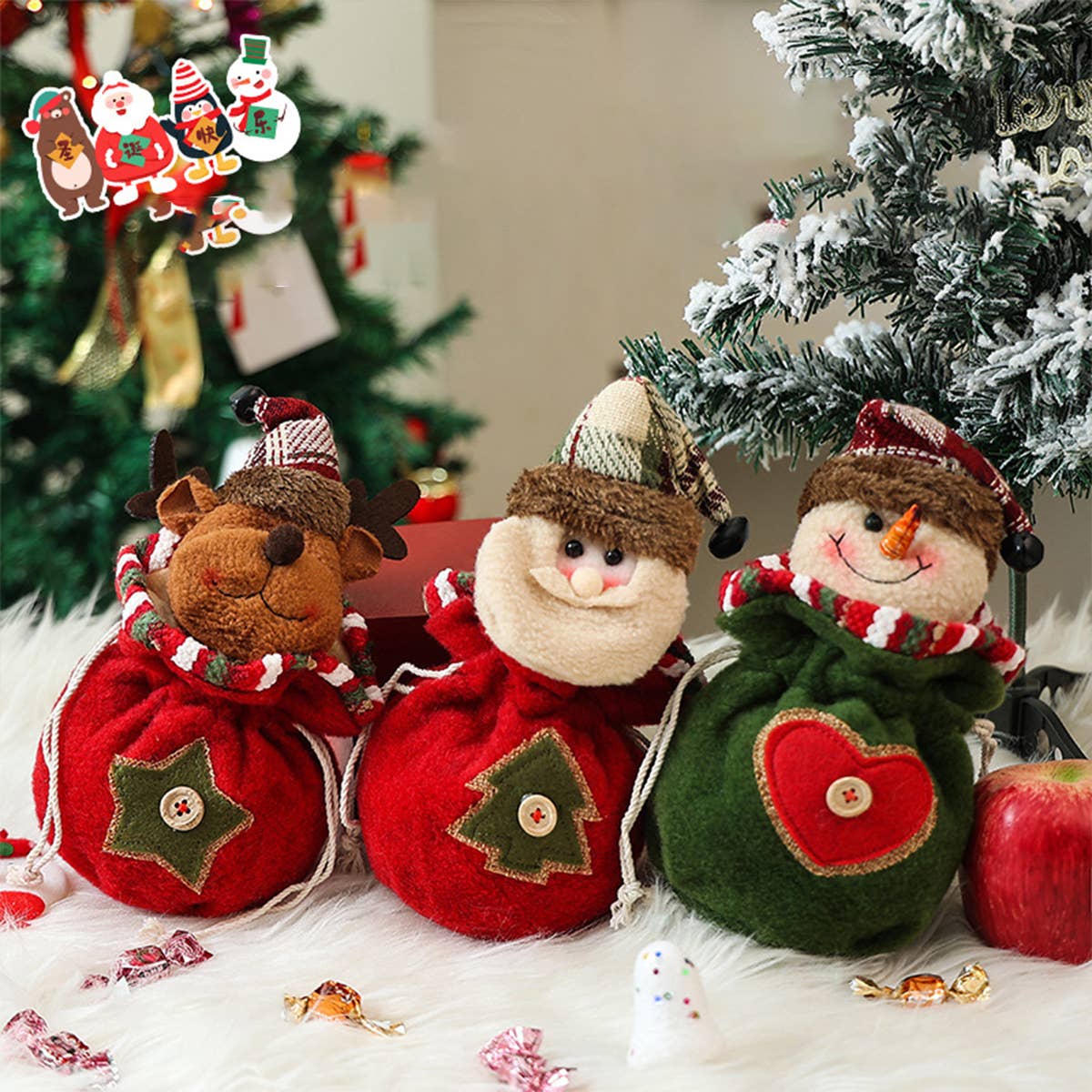 CWMM9354_CHRISTMAS EVE GIFT CANDY BAG