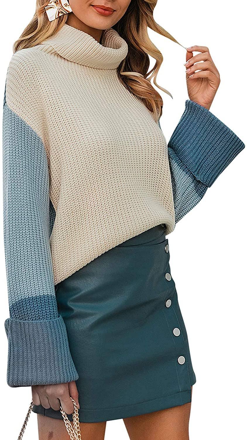 TURTLENECK LONG-SLEEVED SWEATER PULLOVER SWEATER