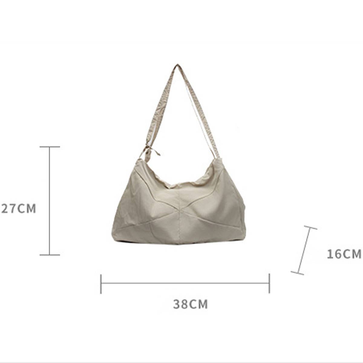 Large-capacity trendy casual single-shoulder bag