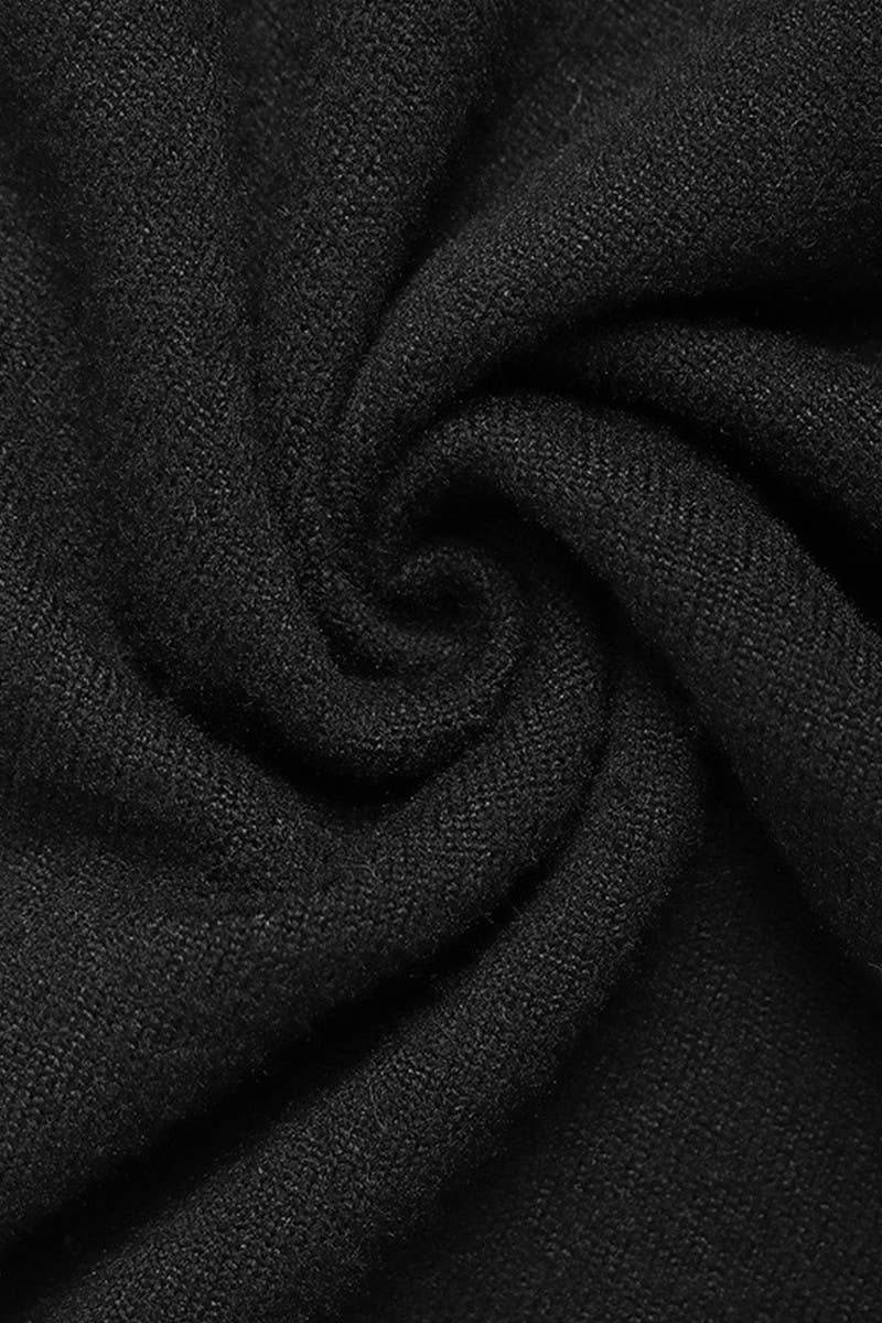 CWDMD01031_ELEGANT ASYMMETRICAL V NECK COLORBLOCK DRESS