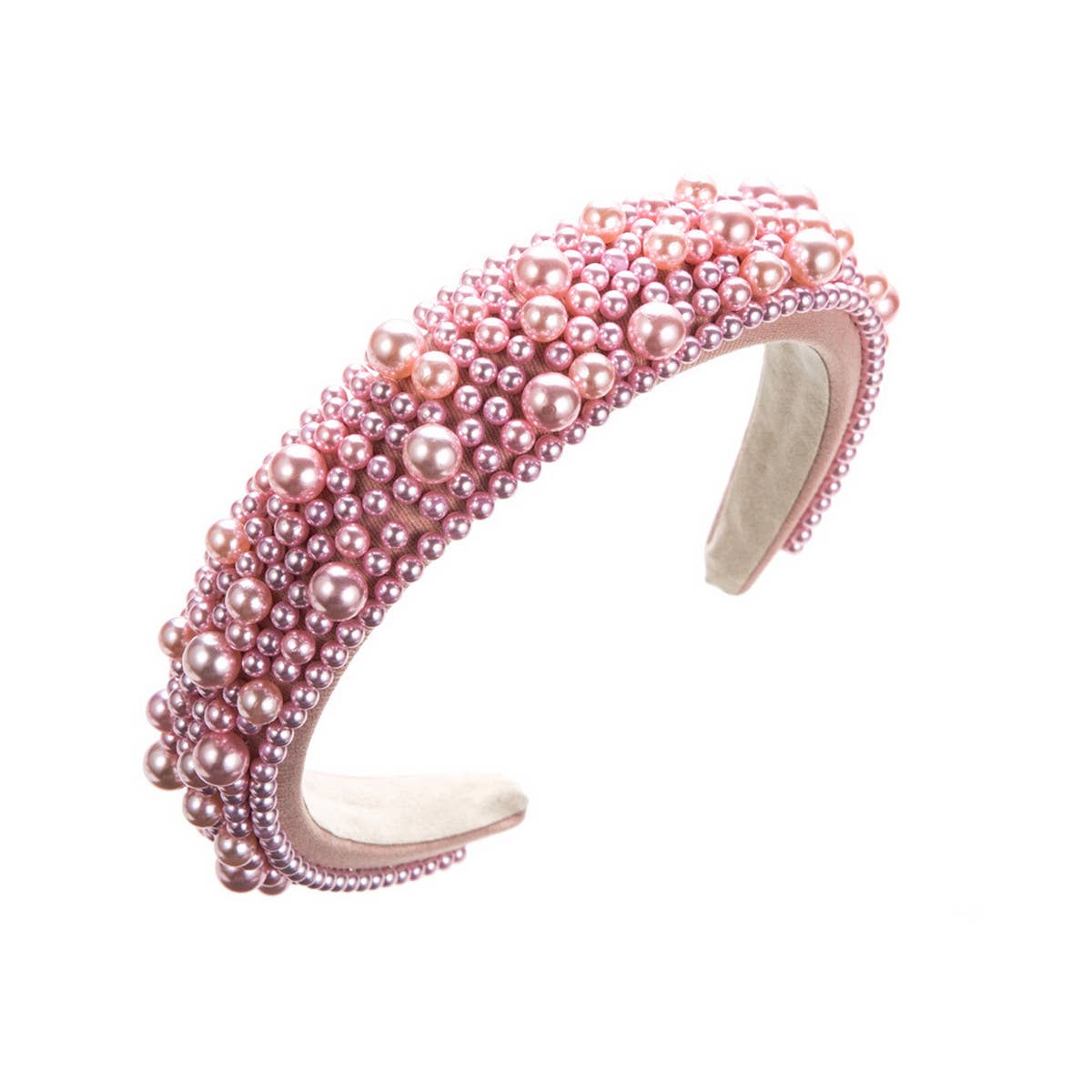 WOMEN VERSATILE SPONGE PEARL HEADBAND_CWAHA0823