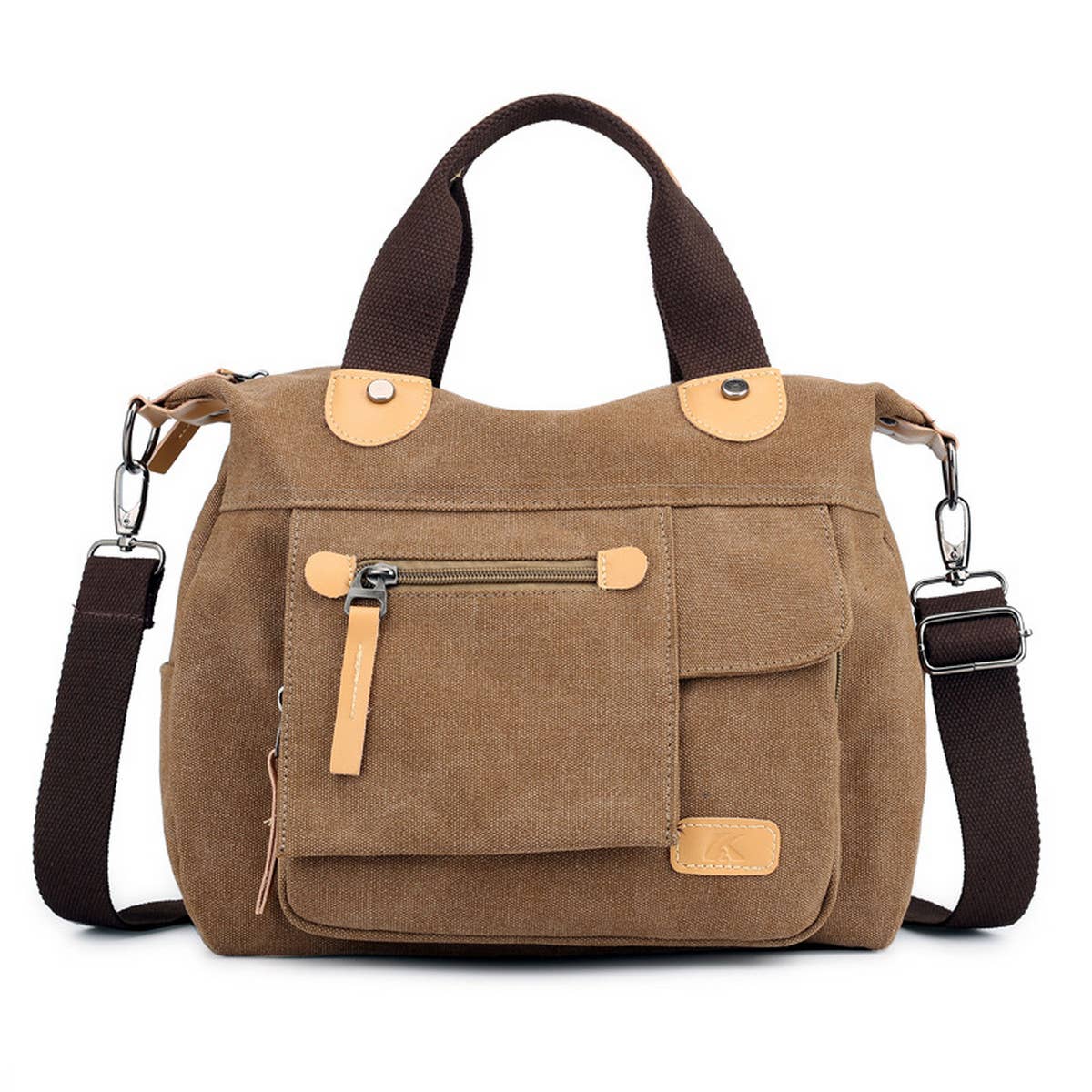 RETRO LEISURE CANVAS LARGE-CAPACITY SHOULDER BAG_CWAB1294