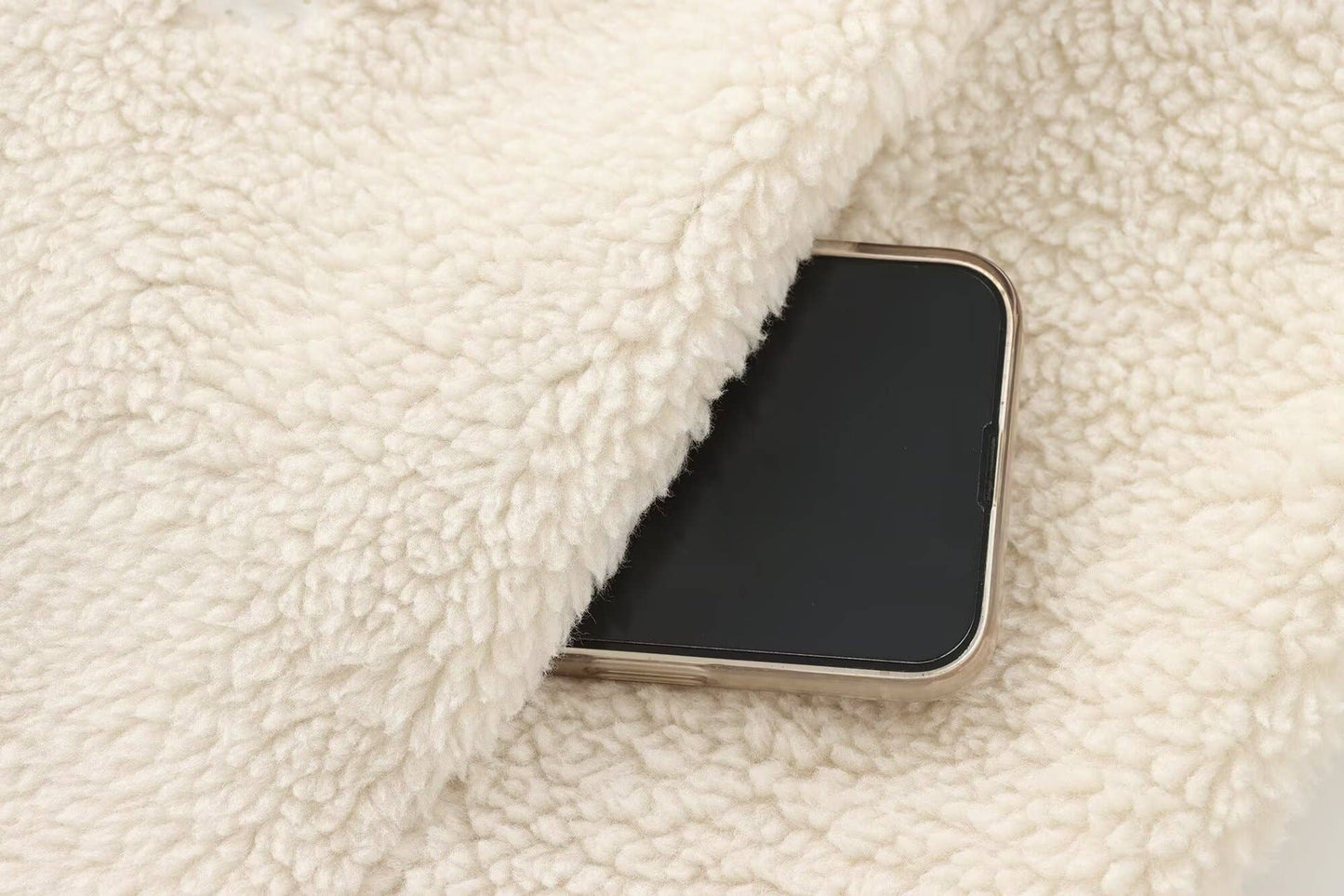 Solid-color lapel woolen overcoat coat