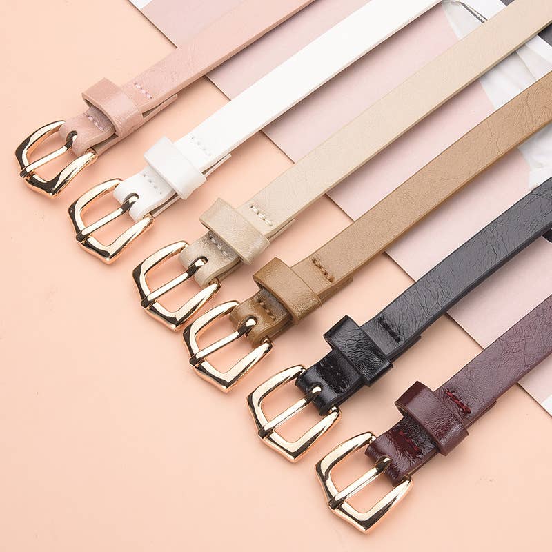 Minimalist belt with sense of fashion and luxury