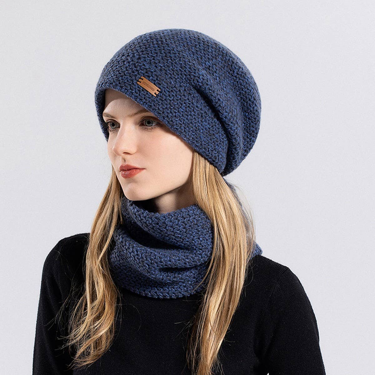 WINTER WARM EARMUFFS HAT AND SCARF SET