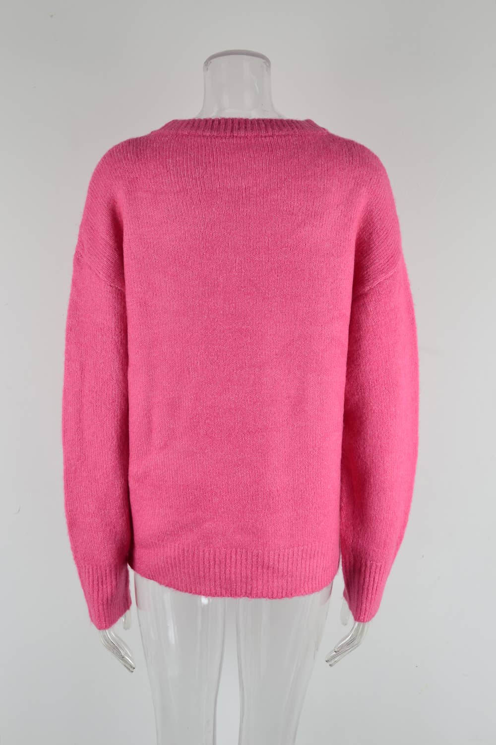 SOLID COLOR ALL-IN-ONE SWEATER PULLOVER SWEATER