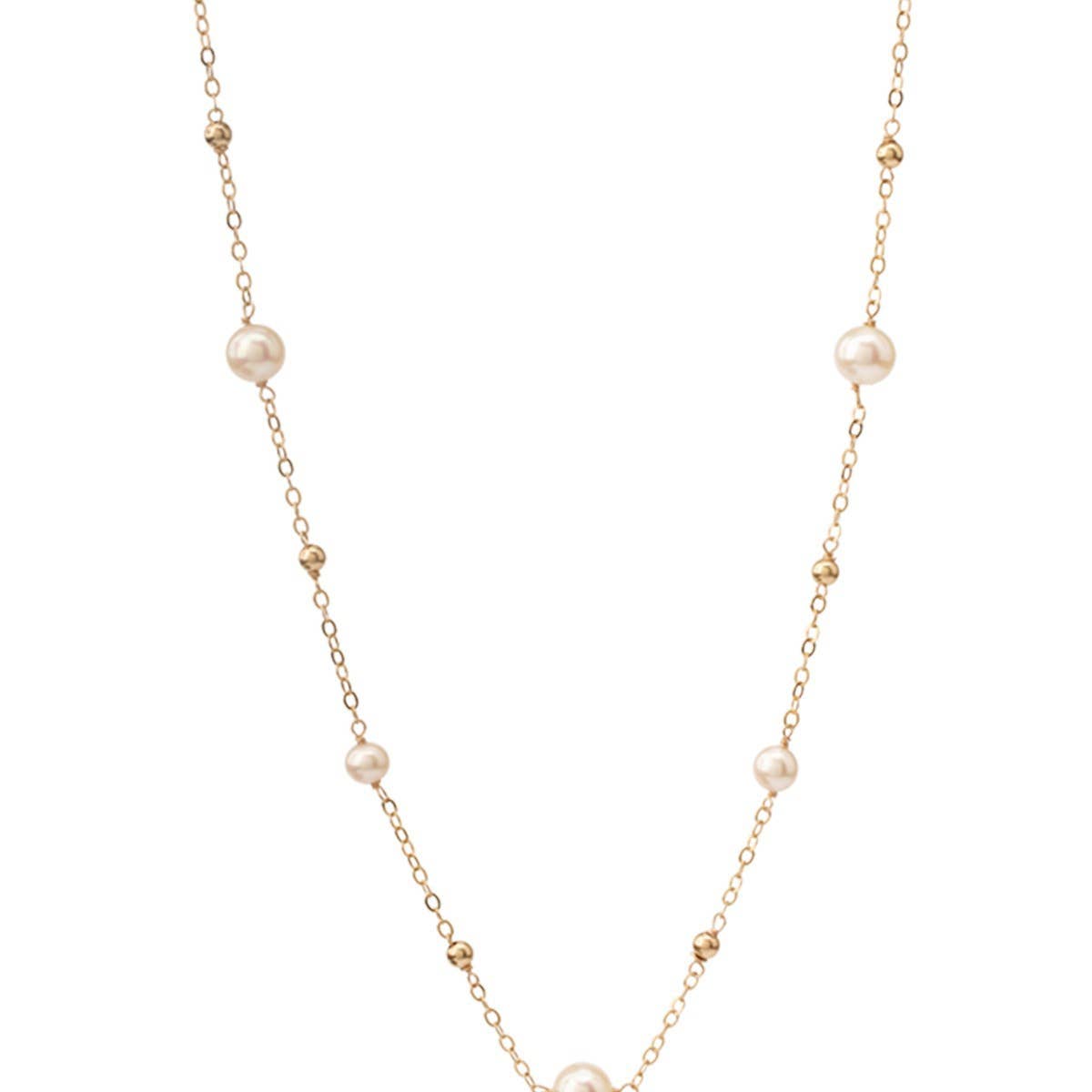 Natural freshwater pearl starry sky necklace