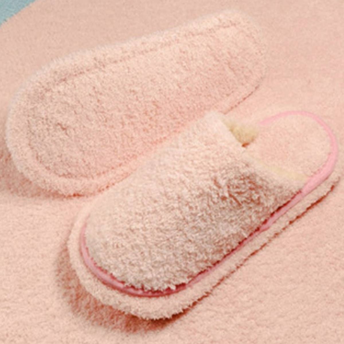 WARM MICROFIBER SLIPPERS FLOOR CLEANING MOP SHOE