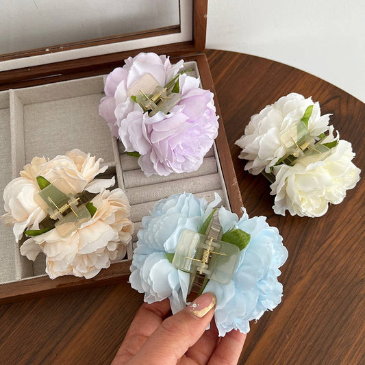 FRENCH ROSE CLIP STYLE HALF-TIED HAIR HAIRPINS_CWAHA1172