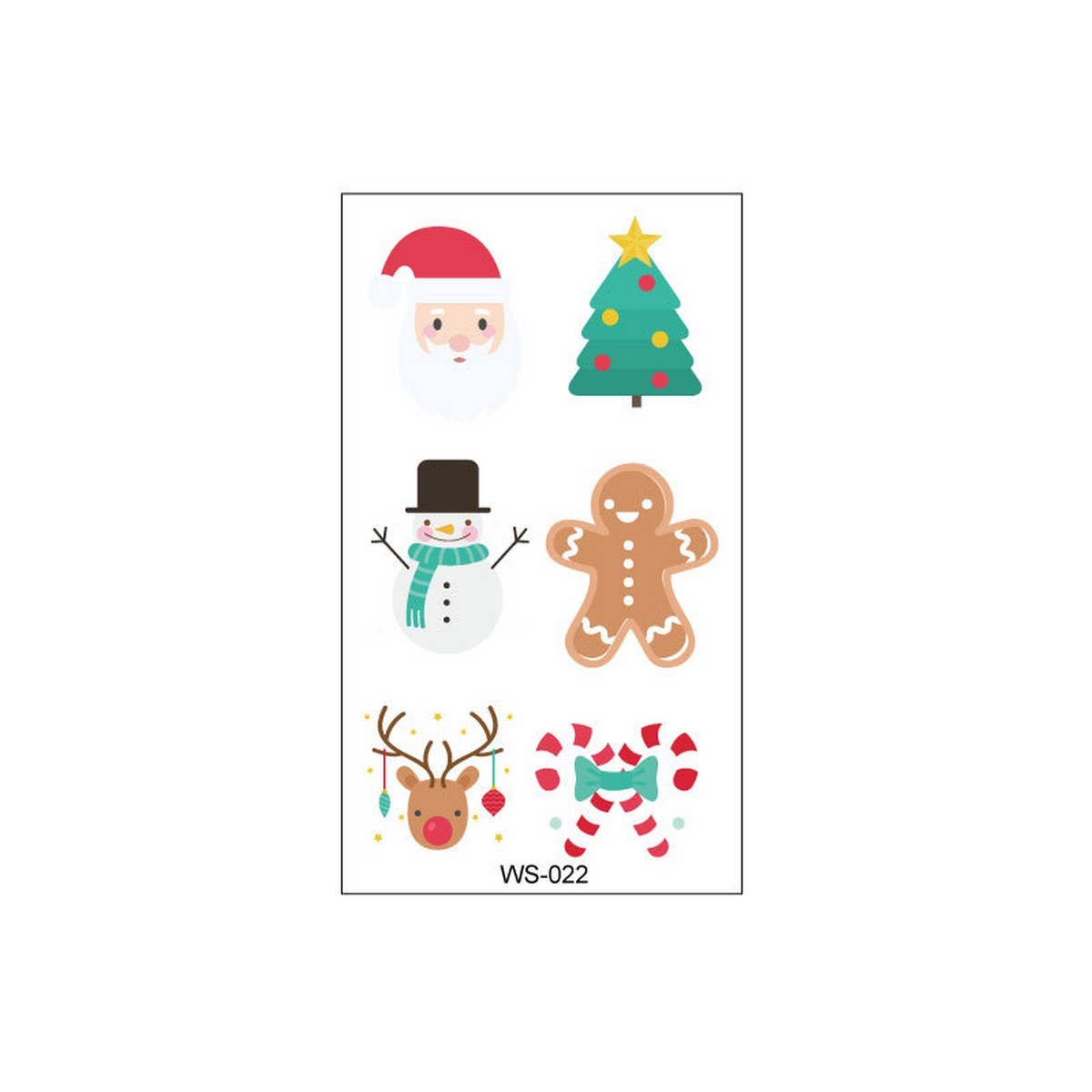 Christmas Candle Tattoos for Kids & Parties