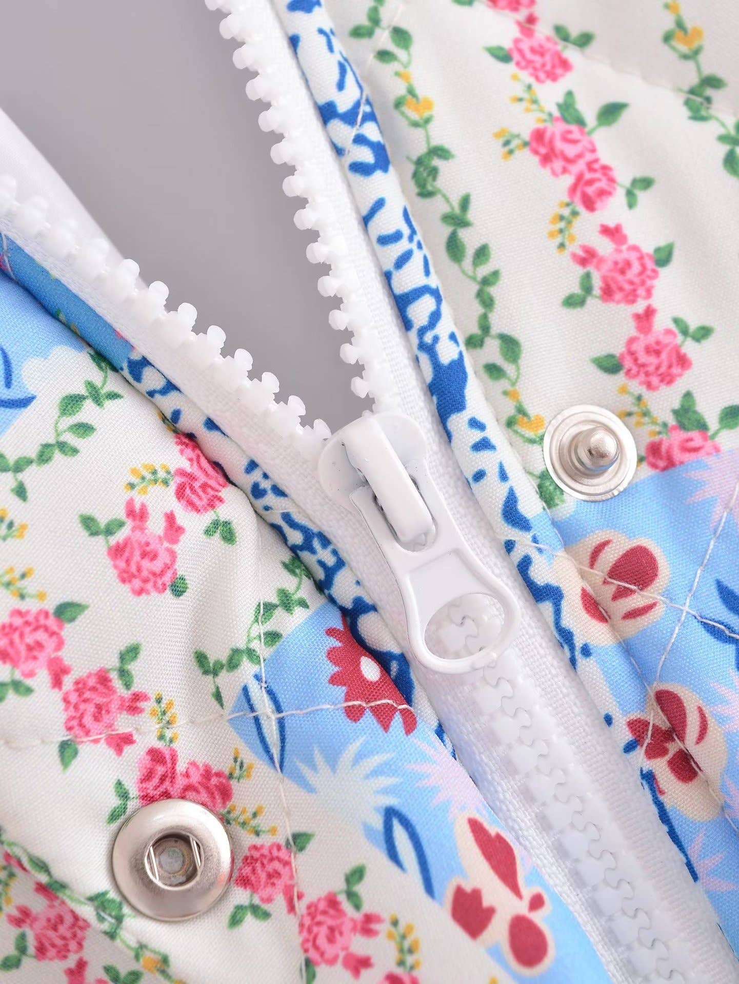 STREET FASHION PRINTED COTTON-PADDED JACKET