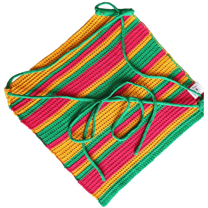 SEXY STRAPPY HALTER TOP WITH STRAPLESS TOP