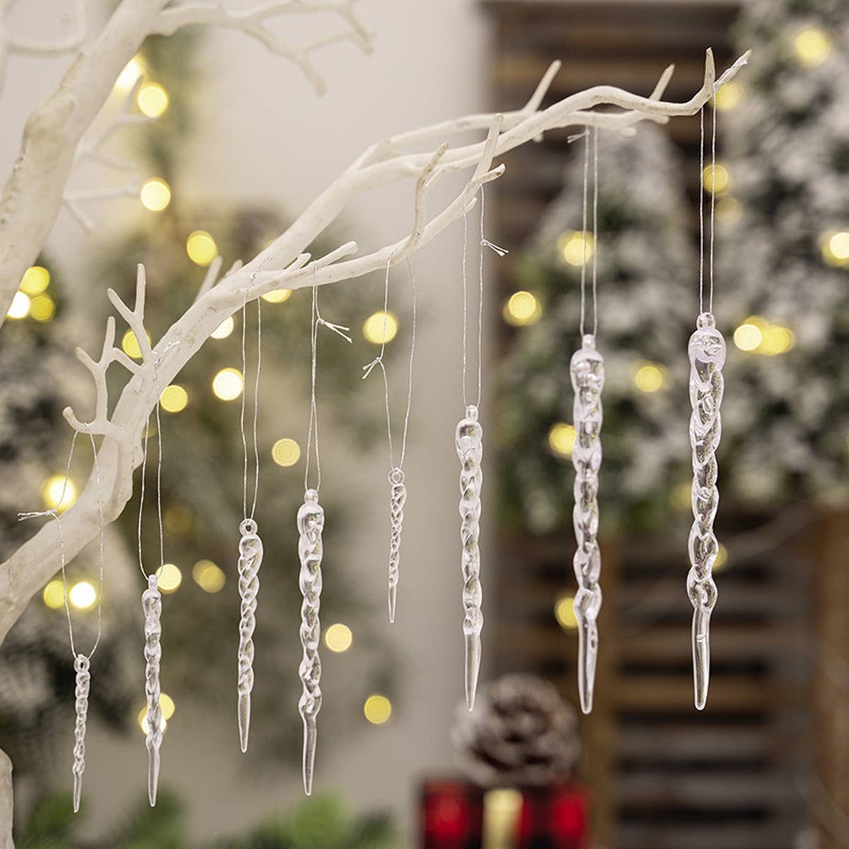 CWMM10183_ ACRYLIC ICICLE HANGING ORNAMENTS FOR XMAS TREE