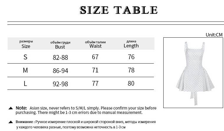 CWDSD7625_POLKA DOT SQUARE NECK A-LINE TANK DRESS