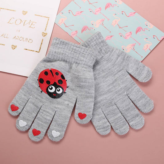 CWAG00569_KIDS WARM KNIT ANIMAL GLOVES FOR BOYS GIRLS