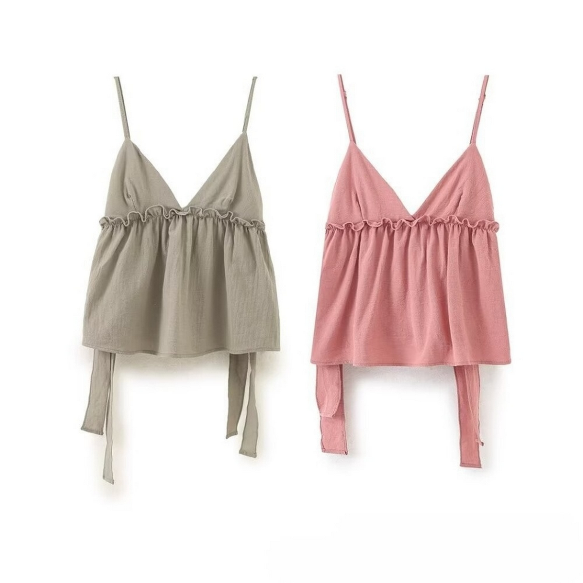 Solid Color Camisole ??French Chic Style_CWTHT0243