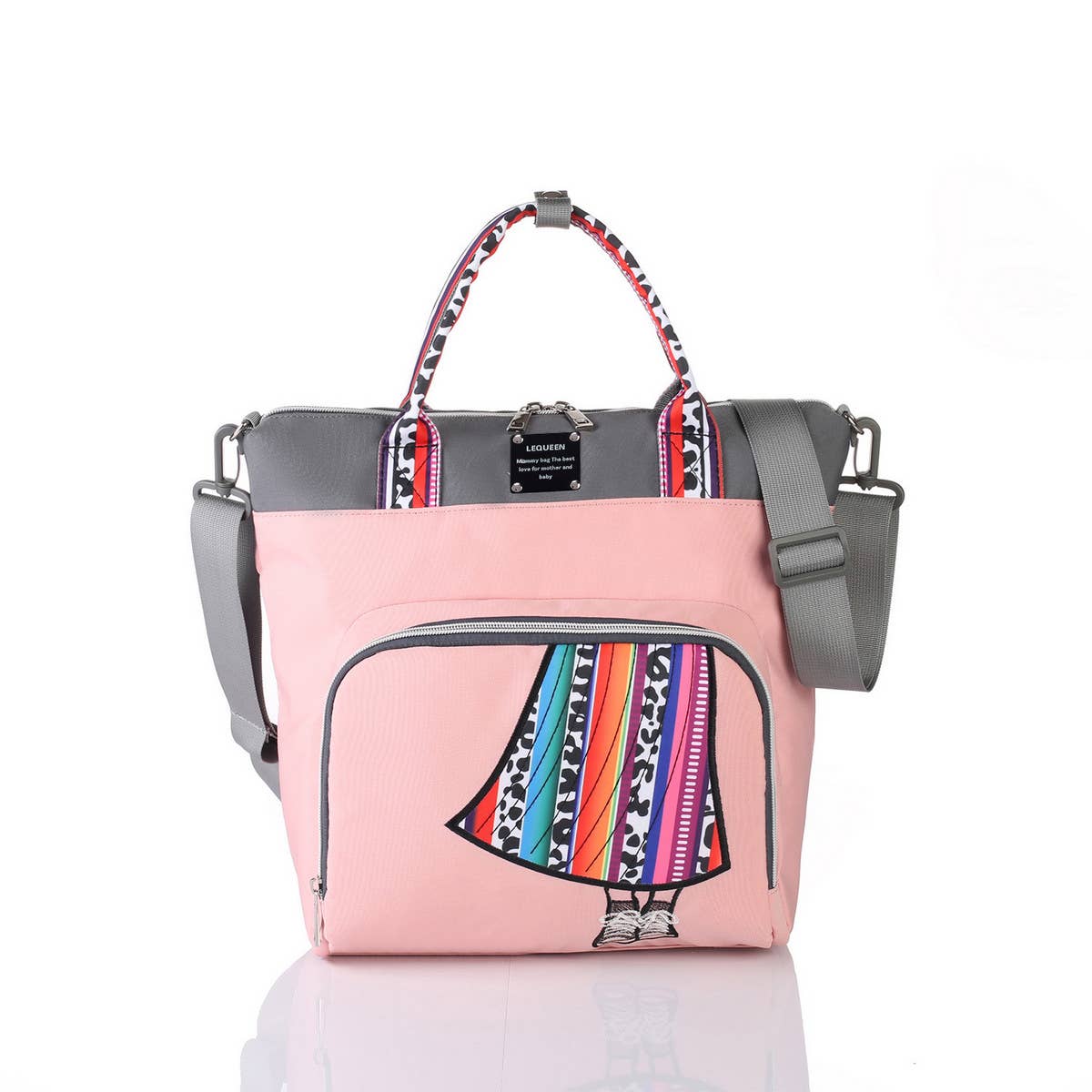 MOTHER AND BABY BAG LIGHTWEIGHT SHOULDER HANDBAG_CWAB2238