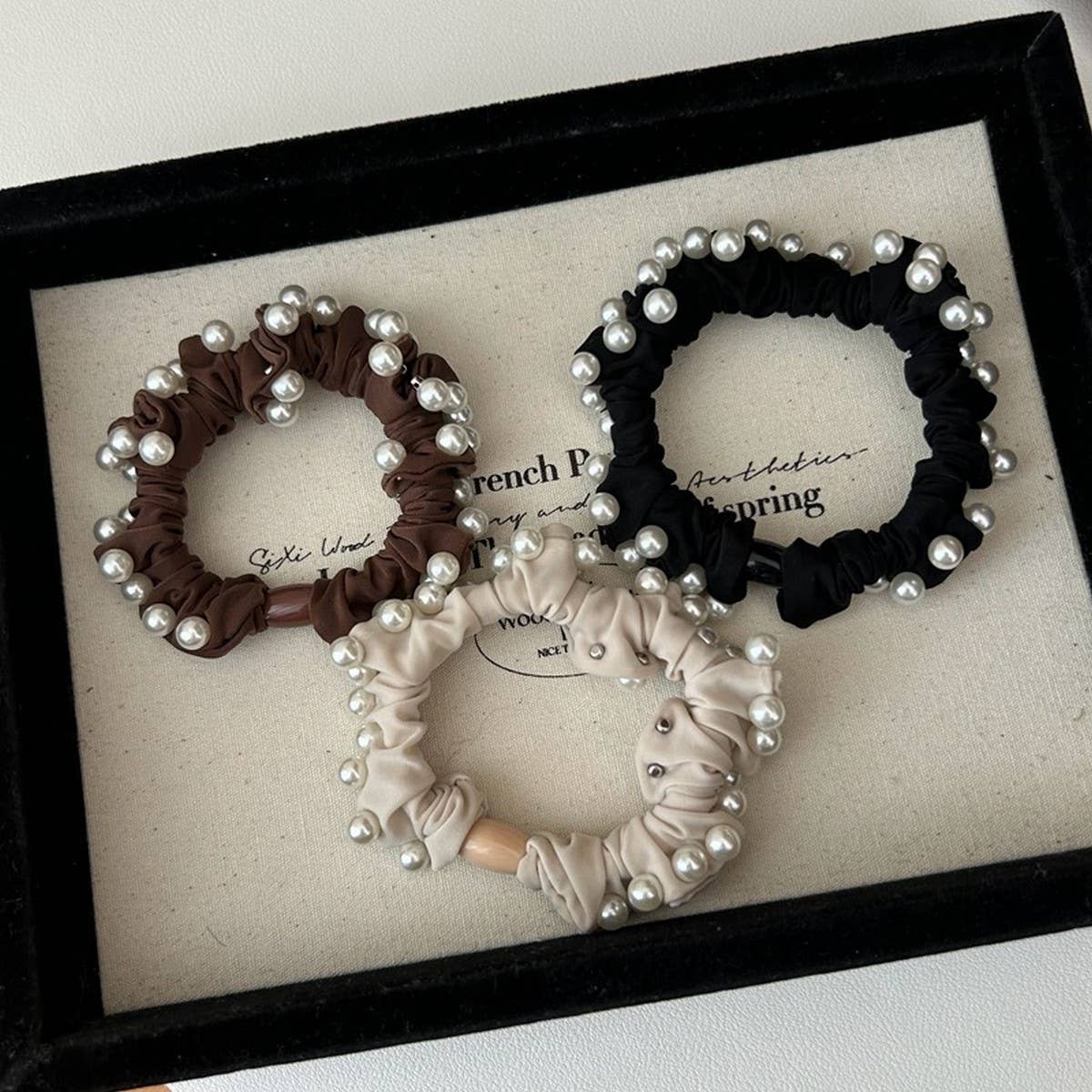 ELEGANT FRENCH HIGH-END HAIR SCRUNCHIES