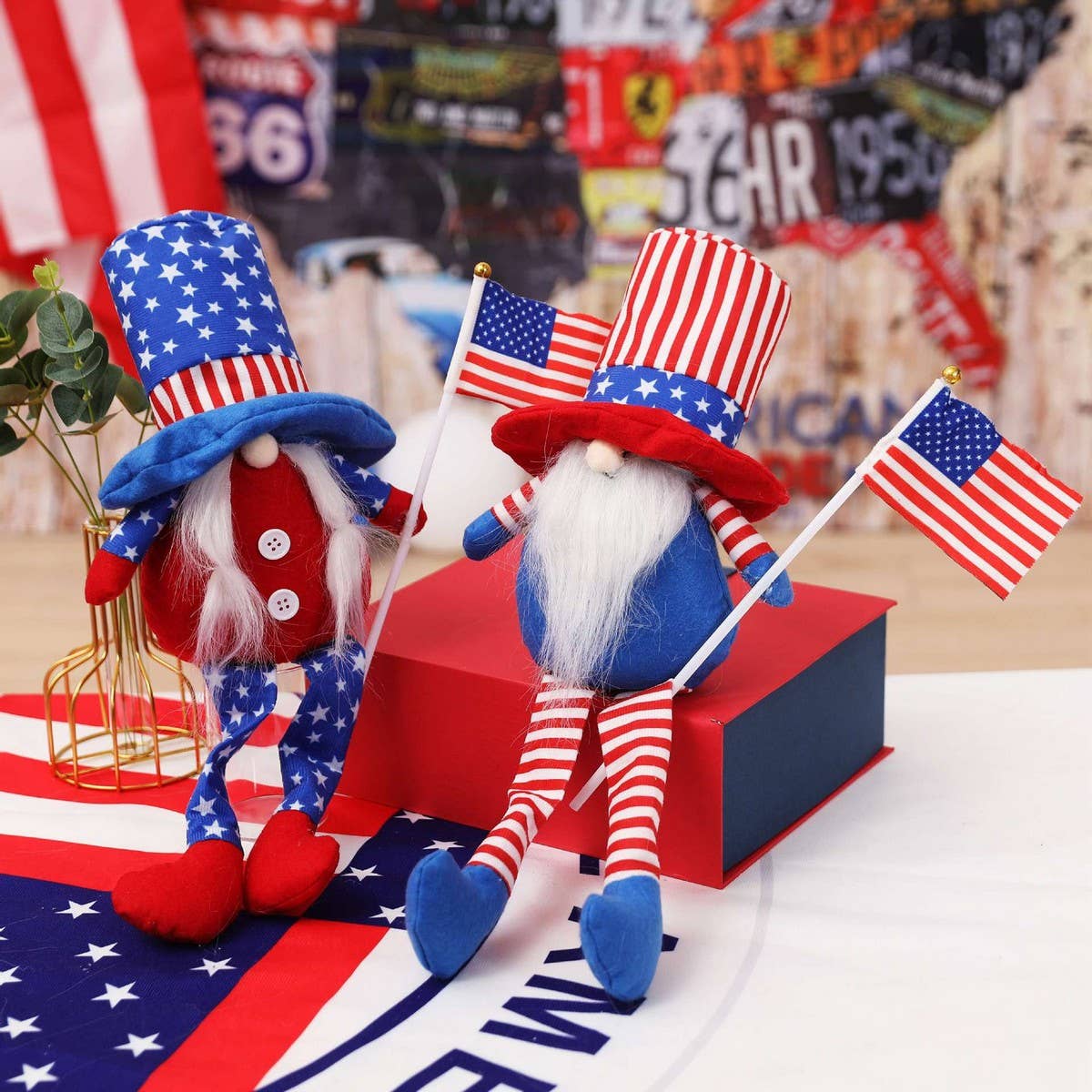 CWMM9497_INDEPENDENCE DAY HAND-HELD FLAG ORNAMENTS