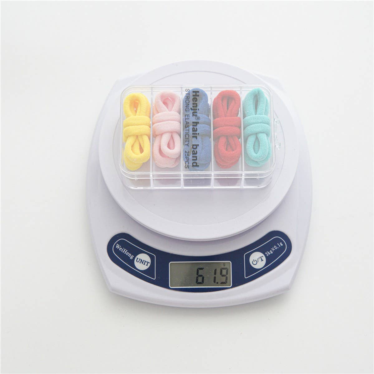 1BOX/25PCS ELASTIC HAIR TIES CANDY COLOR HAIRBANDA_CWAHA1109