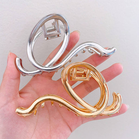 SIMPLE IRREGULAR METAL HAIRPIN_CWAHA2340