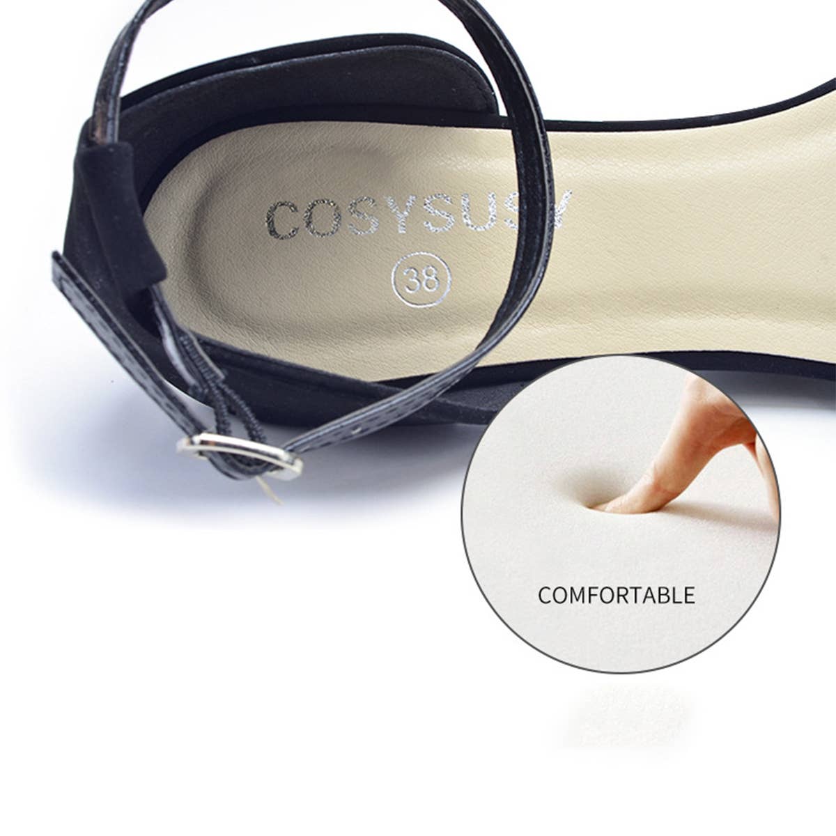 WOMEN POINTED FLAT SANDALS