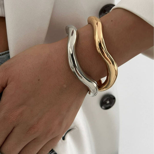 FASHIONABLE AND SIMPLE ALLOY ROUND RING BRACELET_CWMM3089