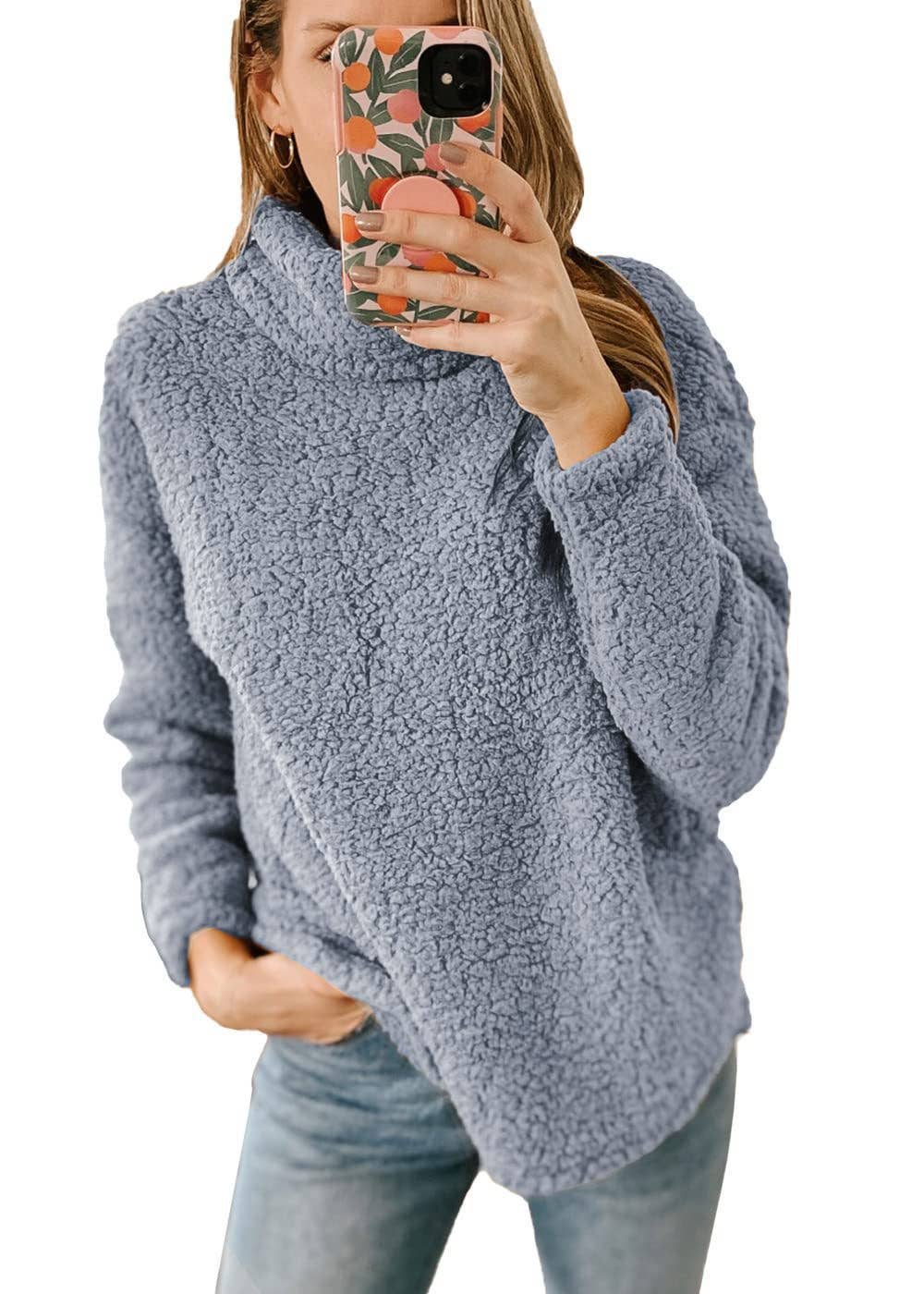 TREND WARM HOODIE PLUSH FASHION CASUAL WOMAN