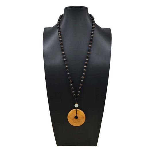 ETHNIC CHICKEN FAT YELLOW SWEATER CHAIN