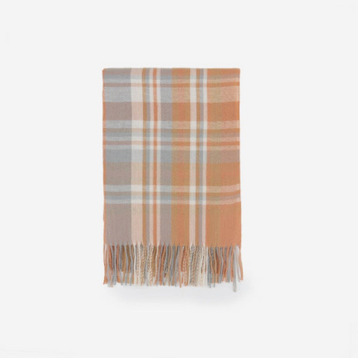 Thick Plaid Scarf ? Long Winter Warm Tassel Shawl