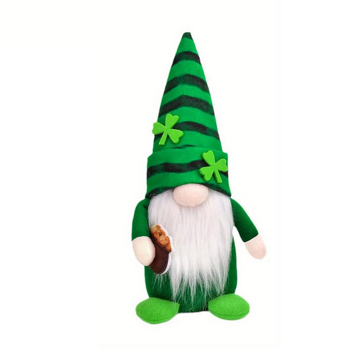 ST. PATRICK'S DAY FACELESS GNOME ORNAMENT_CWMM3434