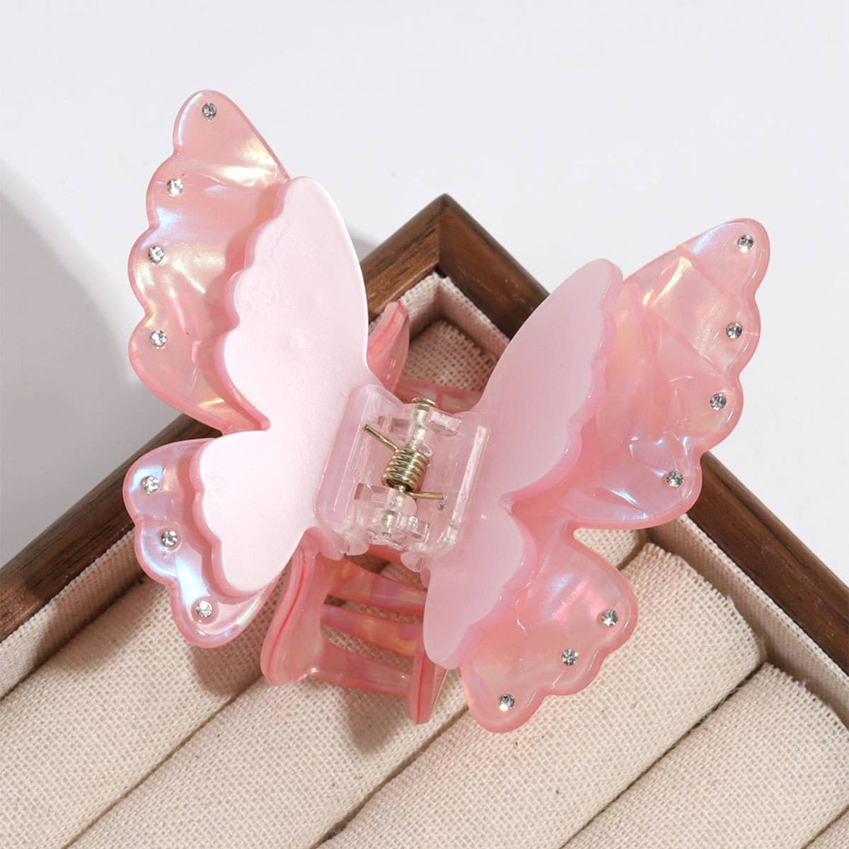 2024 NEW COLORFUL DOUBLE-LAYER BUTTERFLY CLIP_CWAHA2198