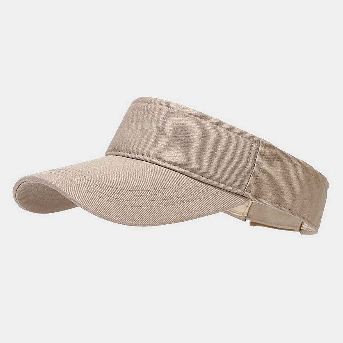 Summer Simple Solid Visor Hat - Unisex Outdoor_CWAH3303