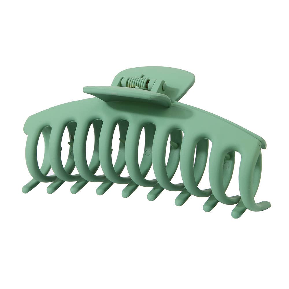 4.3" Matte PS Plastic Hair Claw Clip, Strong Hold_CWAHA0090