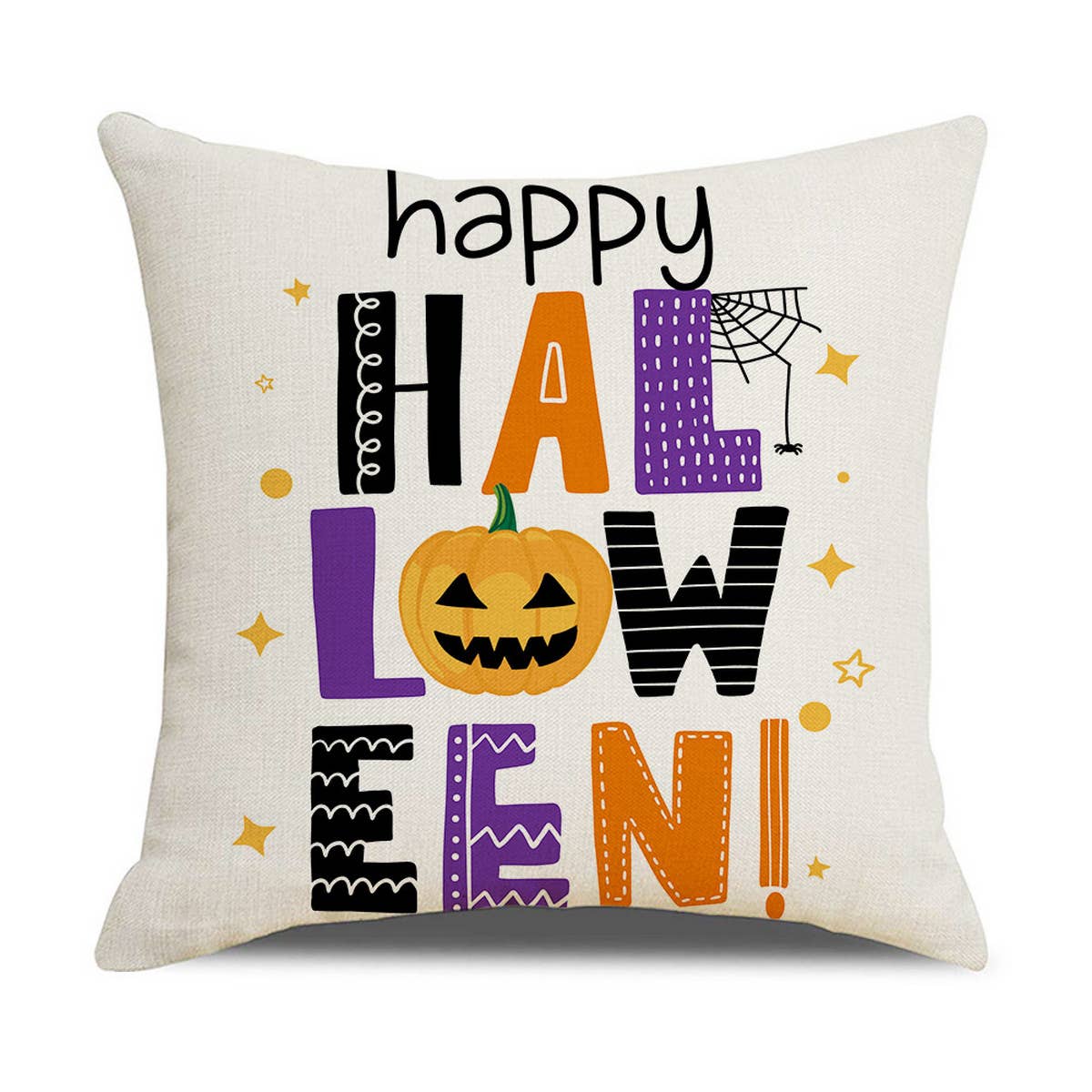 2024 NEW PUMPKIN HEAD LETTER PILLOWCASE_CWMM1335