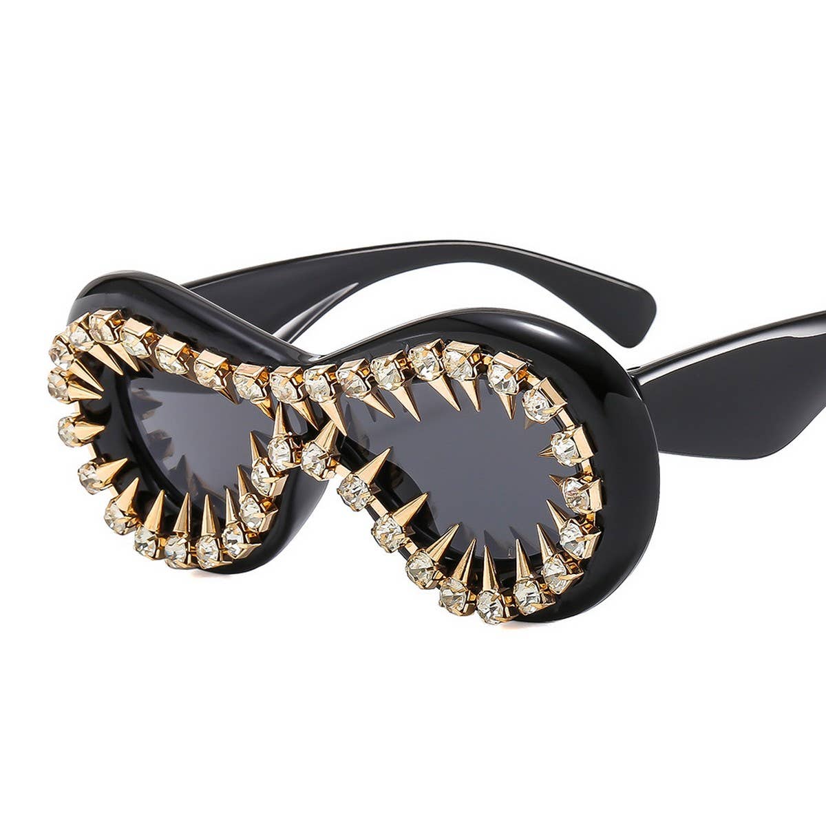 ONE-PIECE PUNK HEAVY-DUTY PARTY SUNGLASSES_CWASG0866