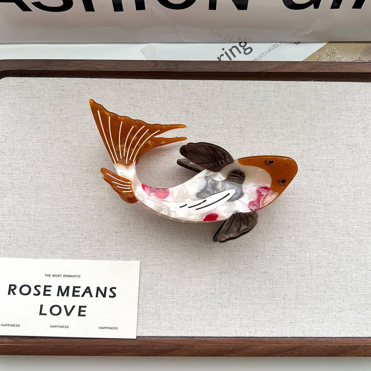 Ocean Hair Claw,Dolphin Whale Jellyfish Large Clip_CWAHA5705