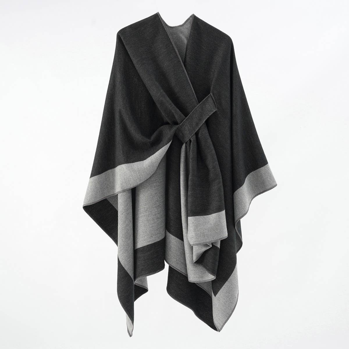 NEW DOUBLE-SIDED SOLID COLOR WARM SHAWL FOR WOMEN