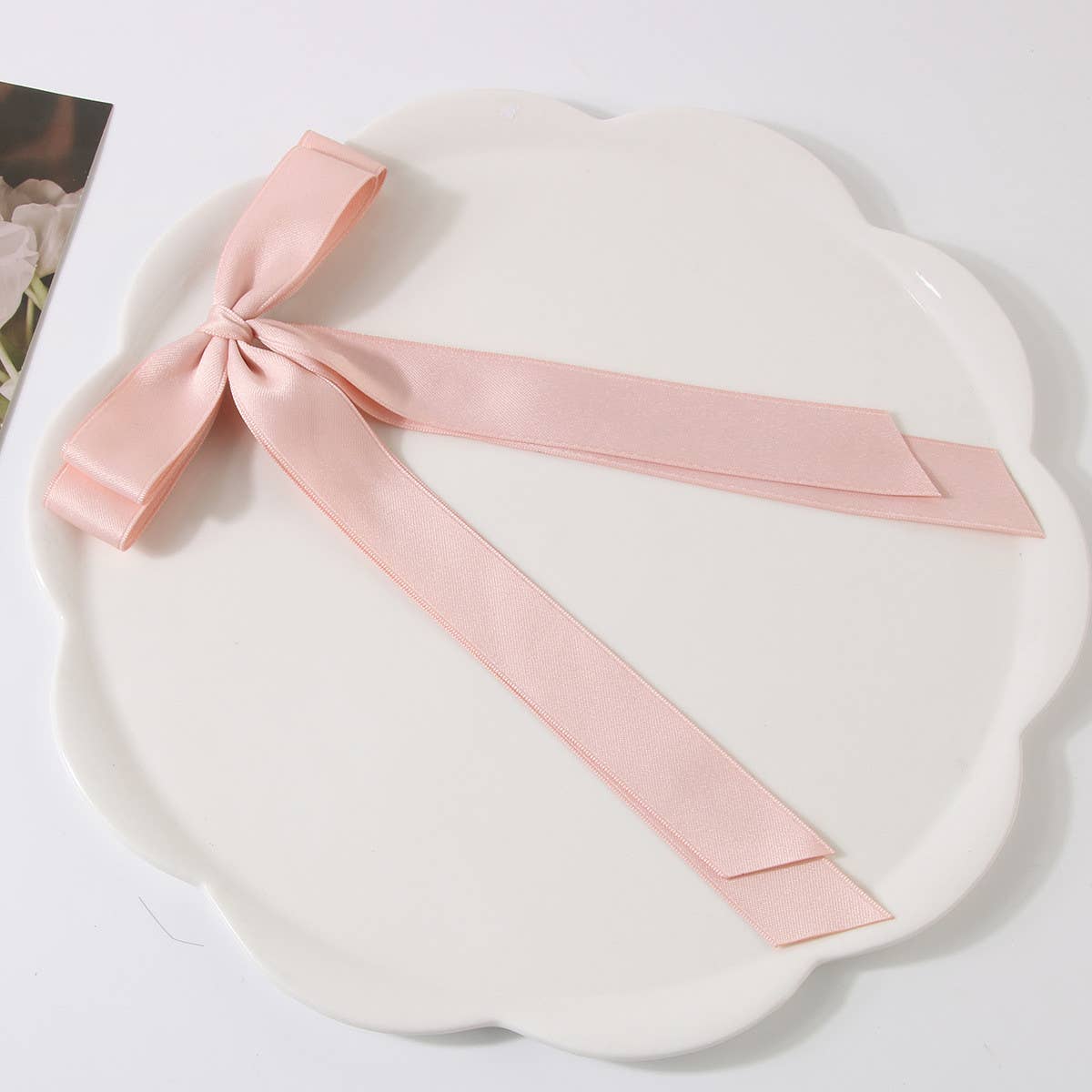 DOUBLE-LAYERED BOW HAIR CLIP_CWAHA1047