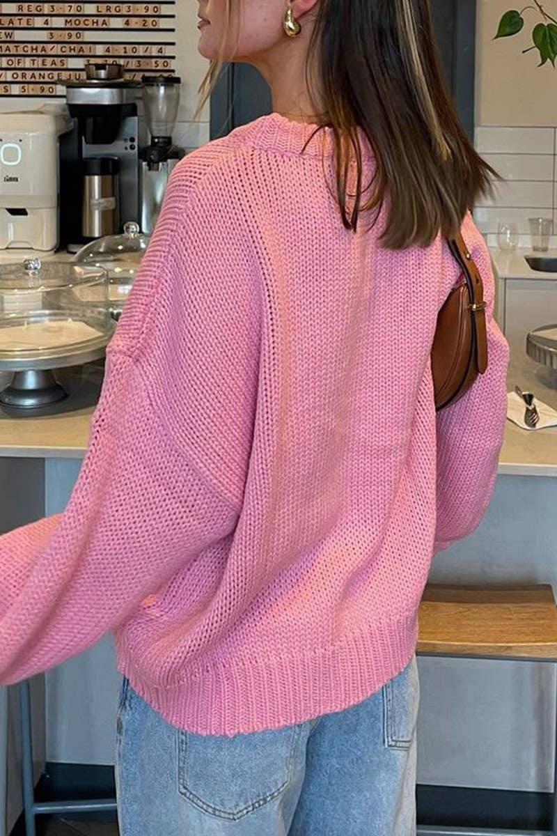 CWOSWL07495_CASUAL CREW NECK LONG SLEEVE LINED SWEATER